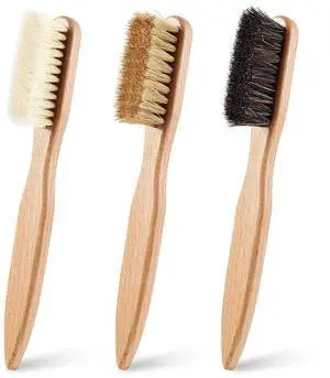 3 Pcs Wood Laundry Stain Brush Stain Remover Brushes with Boar Bristle Small Stain Brush for Clothes for Scrubbing Stains from Furniture Fabric Leather(3 Pcs C) 3 Pcs Wood Laundry Stain Brush Stain Remover Brushes with Boar Bristle Small Stain Brush for Clothes for Scrubbing Stains from Furniture Fabric Leather(3 Pcs C)