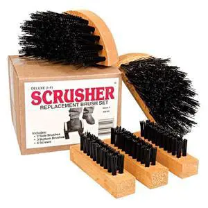 Deluxe Boot Cleaner Replacement Brush Set - Five Pieces Boot Brush Kit Deluxe Boot Cleaner Replacement Brush Set - Five Pieces Boot Brush Kit