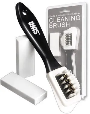 Suede & Nubuck Leather 4 Way Cleaning Caring Brush Shoe & Boots Cleaner Essential Kit with Extra 2 Erasers Suede & Nubuck Leather 4 Way Cleaning Caring Brush Shoe & Boots Cleaner Essential Kit with Extra 2 Erasers