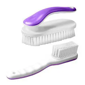 2Pack Shoe Cleaning Brush Household Laundry Clothes Scrubbing for Stains Bathroom Ergonomics Grip Easy Hold (2, Purple) 2Pack Shoe Cleaning Brush Household Laundry Clothes Scrubbing for Stains Bathroom Ergonomics Grip Easy Hold (2, Purple)