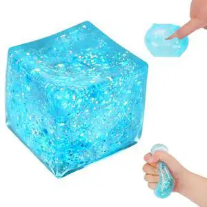 Squishy Stress for Adults,Squishy Slow Rising Fidget Sensory for Anxiety,Squishies Stress Toys,Stress Relief High Density Ice Squeeze Ball(01-Blue) Squishy Stress for Adults,Squishy Slow Rising Fidget Sensory for Anxiety,Squishies Stress Toys,Stress Relief High Density Ice Squeeze Ball(01-Blue)