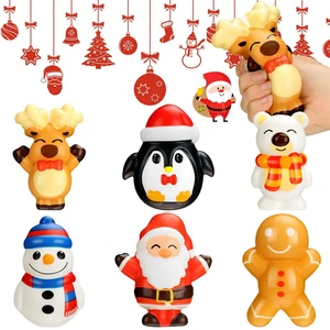 6 Pcs Christmas Slow Recovery Toys, 4.3" Small Christmas Toys | Squeeze Christmas Toys, Stress Relief Decorations, Santa Reindeer Penguin Snowman Designs, Stocking Stuffers, Party Favors 6 Pcs Christmas Slow Recovery Toys, 4.3" Small Christmas Toys | Squeeze Christmas Toys, Stress Relief Decorations, Santa Reindeer Penguin Snowman Designs, Stocking Stuffers, Party Favors