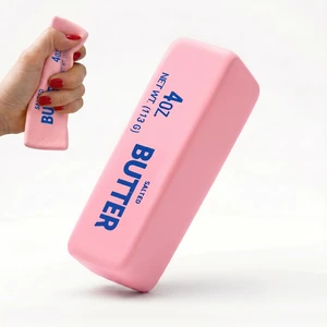 Slow Rising Butter Squishy, Realistic Butter Stick Stress Relief Ball for Adults and Teens, Cute Sensory Fidget Gadget, Soft Anxiety Relief with Wet Rebound, Squeeze & Squish Stress Reliever (Pink) Slow Rising Butter Squishy, Realistic Butter Stick Stress Relief Ball for Adults and Teens, Cute Sensory Fidget Gadget, Soft Anxiety Relief with Wet Rebound, Squeeze & Squish Stress Reliever (Pink)