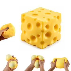 Cheese Squishy Cube Block(7cm),Stress Relief Fidget Squeeze Toy,Squishies for Adults,Stocking Stuffer Novelty Birthday Gift Cheese Squishy Cube Block(7cm),Stress Relief Fidget Squeeze Toy,Squishies for Adults,Stocking Stuffer Novelty Birthday Gift