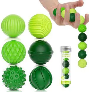 Magnetic Fidget Balls, 6 Pack Silicone Sensory Toys for Adults & Teens | Quiet Stress Relief Balls for Office, Fun Desk Toys with Textures, Calming & Relaxing Gift for Men & Women Magnetic Fidget Balls, 6 Pack Silicone Sensory Toys for Adults & Teens | Quiet Stress Relief Balls for Office, Fun Desk Toys with Textures, Calming & Relaxing Gift for Men & Women