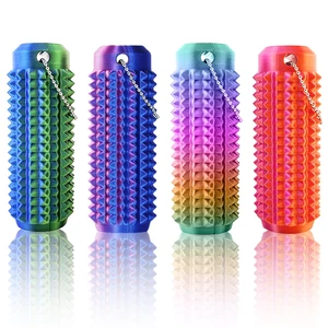 Ouchies Fidget (4PCS), Pain Stim Fidget Toy for Adults & Teens | 3D Printed Spiky Grippie Stim Keychain, Sensory Toy for Stress Relief & Focus, Office Workers Novelty Gifts for Men (Laser) Ouchies Fidget (4PCS), Pain Stim Fidget Toy for Adults & Teens | 3D Printed Spiky Grippie Stim Keychain, Sensory Toy for Stress Relief & Focus, Office Workers Novelty Gifts for Men (Laser)
