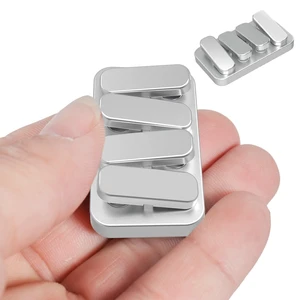 Fidget Toys Adults Fidget Slider EDC Clicker (Matte Silver) Fidget Toys Adults Fidget Slider EDC Clicker (Matte Silver)