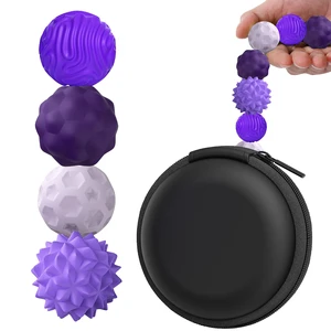 Silicone Magnetic Fidget Balls - 4 Pack Fidget Toys for Adult | Four Unique Textures Sensory Support,Quiet and Silent Stress Relief,Lightweight,Office,Travel,Autism,Anxiety,ADHD Silicone Magnetic Fidget Balls - 4 Pack Fidget Toys for Adult | Four Unique Textures Sensory Support,Quiet and Silent Stress Relief,Lightweight,Office,Travel,Autism,Anxiety,ADHD