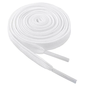 Shoelaces for Sneakers 1 Pair Athletic Shoelace Flat Shoe laces forKids and Adults in 24"-79" Shoe String White 54" Shoelaces for Sneakers 1 Pair Athletic Shoelace Flat Shoe laces forKids and Adults in 24"-79" Shoe String White 54"