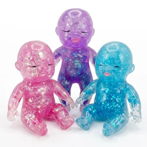 Baby Squishy Glitter Slow Rising, Squishy Babies Sensory Fidget for Stress Relief, Soft Cute Squeeze, Desk Decor & Gift Baby Squishy Glitter Slow Rising, Squishy Babies Sensory Fidget for Stress Relief, Soft Cute Squeeze, Desk Decor & Gift