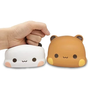 2PCS Bubu and Dudu Bears Decorations, Cute Cartoon Statue Bear Panda Figurine Office Desk Decor for Soft Decompression 2PCS Bubu and Dudu Bears Decorations, Cute Cartoon Statue Bear Panda Figurine Office Desk Decor for Soft Decompression