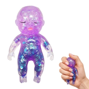 Doll Squishies Stress Ball, Sparkly Sugar Squishy Balls to Stretch, Squeeze, Stress Relief and Fidget Balls Ultra Soft Slow Rise Moldable Decompression Ball (Purple) Doll Squishies Stress Ball, Sparkly Sugar Squishy Balls to Stretch, Squeeze, Stress Relief and Fidget Balls Ultra Soft Slow Rise Moldable Decompression Ball (Purple)