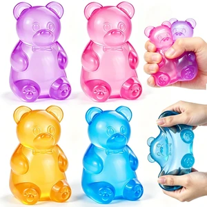 Bear Squishy Fidget Toys, Bears Squishy Stress Balls, Soft Squeeze Anxiety Relief Focus Toy for Kids Adults, Sensory Toys for Office & Party Favors (Bear) Bear Squishy Fidget Toys, Bears Squishy Stress Balls, Soft Squeeze Anxiety Relief Focus Toy for Kids Adults, Sensory Toys for Office & Party Favors (Bear)