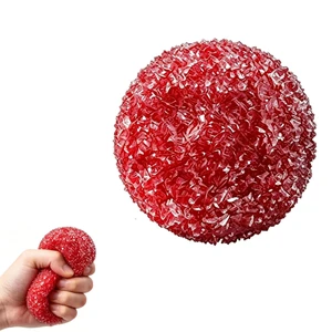 Crunchy Squishy Stress Ball, Waxberry Moldable Crunchy Stress Ball, Slush Satisfying Squishies Relaxing Fidget, Ice Skin Fidget Sensory Toys(Red) Crunchy Squishy Stress Ball, Waxberry Moldable Crunchy Stress Ball, Slush Satisfying Squishies Relaxing Fidget, Ice Skin Fidget Sensory Toys(Red)