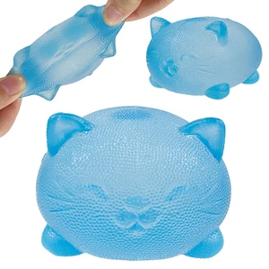 Kitty & Sugar Ball Designs, Anxiety Relief & Focus Toy, Maltose Filled Squeeze Cat Toys for Sensory Play, Sensory Fidget Toys for Adults, Kids, Slow Rising Squishy Stress Ball ( Blue) Kitty & Sugar Ball Designs, Anxiety Relief & Focus Toy, Maltose Filled Squeeze Cat Toys for Sensory Play, Sensory Fidget Toys for Adults, Kids, Slow Rising Squishy Stress Ball ( Blue)