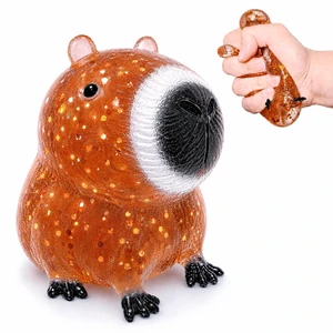 Brown Capybara Squishy Stress Ball for Adults Soft Animal Squeeze Ball | Squishy Textured Capybara Stress Ball, Cute Animals Squishies Sensory Squishy Ball for Anxiety Relief ADHD Christmas Easter Brown Capybara Squishy Stress Ball for Adults Soft Animal Squeeze Ball | Squishy Textured Capybara Stress Ball, Cute Animals Squishies Sensory Squishy Ball for Anxiety Relief ADHD Christmas Easter