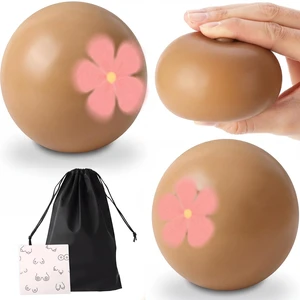 2 Pack Soft Balls, Light Brown | Funny Decorative Party Props with Gift Card and Drawstring Storage Bag Halloween Holiday Party Gift Favors for Men 2 Pack Soft Balls, Light Brown | Funny Decorative Party Props with Gift Card and Drawstring Storage Bag Halloween Holiday Party Gift Favors for Men