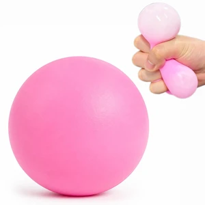 Pink Dough Stress Ball for Kids and Adults, Slow Rising Sensory Fidget Toy for Anxiety Relief Pink Dough Stress Ball for Kids and Adults, Slow Rising Sensory Fidget Toy for Anxiety Relief