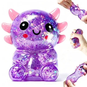 Squishies Fidget Stress Ball,Cute Sitting Squishies Axolotls Toy,Stress Ball Squeeze Toys for Stress Relief,Stretchy Squeeze Toys for Birthday Party Gift(Purple) Squishies Fidget Stress Ball,Cute Sitting Squishies Axolotls Toy,Stress Ball Squeeze Toys for Stress Relief,Stretchy Squeeze Toys for Birthday Party Gift(Purple)