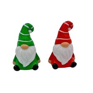 Christmas 2 Pack! Stress Balls for Anxiety Stress Relief Sensory Garden Gnome Set Squeezable Squishy Gift Figure Figurines Office Desk Decoration Christmas 2 Pack! Stress Balls for Anxiety Stress Relief Sensory Garden Gnome Set Squeezable Squishy Gift Figure Figurines Office Desk Decoration