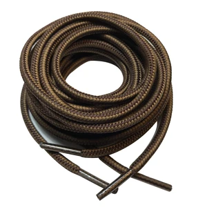 3 pairs Heavy duty durable non slip round boot shoe laces shoelaces for hiking walking construction safety work (48" (120cm), Dark light/brown) 3 pairs Heavy duty durable non slip round boot shoe laces shoelaces for hiking walking construction safety work (48" (120cm), Dark light/brown)