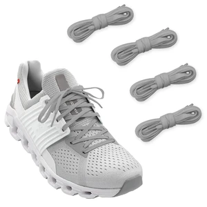2 Pairs 1/4"(6mm) Flat Thin Shoe Laces for On Cloud, Gray, 47in | Polyester, Athletic Shoelaces Shoe Strings Replacement Laces for Running Sneakers 2 Pairs 1/4"(6mm) Flat Thin Shoe Laces for On Cloud, Gray, 47in | Polyester, Athletic Shoelaces Shoe Strings Replacement Laces for Running Sneakers