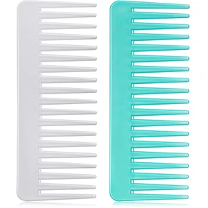Tooth Comb No Handle,White, Cyan | Large Hair Detangling Comb, for Curly Wet Dry Hair, Detangler Accessories Tooth Comb No Handle,White, Cyan | Large Hair Detangling Comb, for Curly Wet Dry Hair, Detangler Accessories