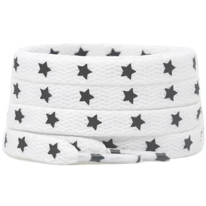 Flat Reflective Shoe Laces: 63 Inch Stars Colorfull White Shoelaces | 2 Pairs 8MM Wide, Shoestrings for Athletic Boots, Replacement Laces, Stay tied Flat Reflective Shoe Laces: 63 Inch Stars Colorfull White Shoelaces | 2 Pairs 8MM Wide, Shoestrings for Athletic Boots, Replacement Laces, Stay tied