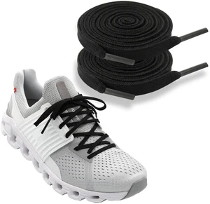 1/4"(6mm) Flat Thin Shoe Laces, Original Athletic Shoelaces Shoe Strings Replacement Laces for On Cloud Sneakers (Black, 54''/140cm) 1/4"(6mm) Flat Thin Shoe Laces, Original Athletic Shoelaces Shoe Strings Replacement Laces for On Cloud Sneakers (Black, 54''/140cm)