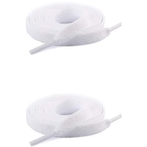 1 Pair Shoelaces Shoe Strings for Kids and Adults (47 Inch, White) 1 Pair Shoelaces Shoe Strings for Kids and Adults (47 Inch, White)