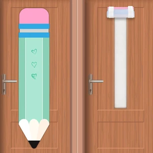 2 Pcs Pencil Classroom Curtains for Door Window Cover Decor Classroom Blackout Door Window Lockdown for Office Kindergarten Primary Back to School Teachers(Green) 2 Pcs Pencil Classroom Curtains for Door Window Cover Decor Classroom Blackout Door Window Lockdown for Office Kindergarten Primary Back to School Teachers(Green)