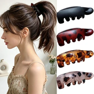 Banana Hair Clips for Women 4Pcs Matte Vintage Hair Claw Clips Fashion Cute Hair Barrettes Strong Hold No Slip Hair Accessories High Ponytail Hair Styling Decorations for Thick & Thin Hair Banana Hair Clips for Women 4Pcs Matte Vintage Hair Claw Clips Fashion Cute Hair Barrettes Strong Hold No Slip Hair Accessories High Ponytail Hair Styling Decorations for Thick & Thin Hair