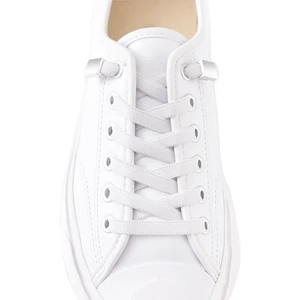Elastic Shoe LacesNo Tie Shoelaces for Adults & Kids Shoes White Elastic Shoe LacesNo Tie Shoelaces for Adults & Kids Shoes White