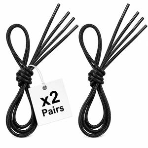 2 Pairs Dress Shoe Laces Leather Waxed Oxford Business Shoe Laces 2 Pairs Dress Shoe Laces Leather Waxed Oxford Business Shoe Laces