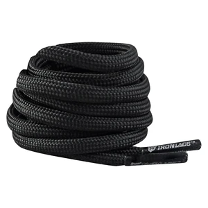 Paracord 550 Laces Type III, Heavy-Duty, Universal Boot & Shoe Laces, Stretchable Nylon, 550-Pound Breaking Strength, Midnight Black, 9/64 Inch (3.5mm) Tip Diameter, 45-Inch, 1-Pair Paracord 550 Laces Type III, Heavy-Duty, Universal Boot & Shoe Laces, Stretchable Nylon, 550-Pound Breaking Strength, Midnight Black, 9/64 Inch (3.5mm) Tip Diameter, 45-Inch, 1-Pair