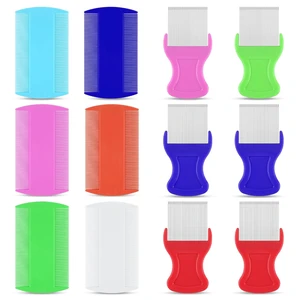 Lice Comb, Lice Comb for Kids, Dandruff Comb, Nit Comb | Flea Comb, Lice Comb for Kids, Lice Combs for Thick Hair, Double Sided Plastic and Metal Nit Combs for Kids, Adults, Pets Lice Comb, Lice Comb for Kids, Dandruff Comb, Nit Comb | Flea Comb, Lice Comb for Kids, Lice Combs for Thick Hair, Double Sided Plastic and Metal Nit Combs for Kids, Adults, Pets