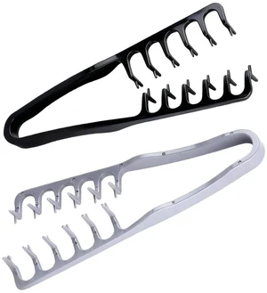 Texture Comb - Wide & Fine-Tooth Volumizing Hair Styling Tool, Anti-Frizz Fluffy Hairbrush for Men & Women, Suitable for All Hair Types (Black + Gray) Texture Comb - Wide & Fine-Tooth Volumizing Hair Styling Tool, Anti-Frizz Fluffy Hairbrush for Men & Women, Suitable for All Hair Types (Black + Gray)