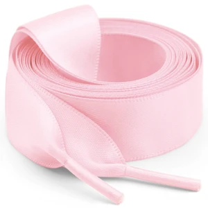 Flat Satin Ribbon Shoelaces: 2 Pairs 27 Inch Pink Silk Shoe Laces | 2CM Wide, Soft Satin Material, Wedding Sneaker Laces, for Women Girls Flat Satin Ribbon Shoelaces: 2 Pairs 27 Inch Pink Silk Shoe Laces | 2CM Wide, Soft Satin Material, Wedding Sneaker Laces, for Women Girls