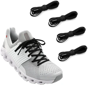 2 Pairs 1/4"(6mm) Flat Thin Shoe Laces for On Cloud, Black, 47in | Polyester, Athletic Shoelaces Shoe Strings Replacement Laces for Running Sneakers 2 Pairs 1/4"(6mm) Flat Thin Shoe Laces for On Cloud, Black, 47in | Polyester, Athletic Shoelaces Shoe Strings Replacement Laces for Running Sneakers
