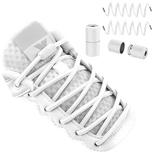 No Tie Shoelaces for Adults Elastic Shoe Laces for Sneakers Stretchable Flat Round Tieless Shoelaces for Kids No Tie Shoelaces for Adults Elastic Shoe Laces for Sneakers Stretchable Flat Round Tieless Shoelaces for Kids