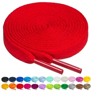 Shoelaces in 27 Colors Flat 5/16" Shoe Laces in 4 Different Lengths (37" (94cm), Red) Shoelaces in 27 Colors Flat 5/16" Shoe Laces in 4 Different Lengths (37" (94cm), Red)