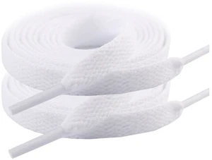 Color Flat Shoelaces for Sneakers Hiking Running Shoes(White) | white Shoelaces for Sneakers Color Flat Shoelaces for Sneakers Hiking Running Shoes(White) | white Shoelaces for Sneakers