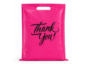 Plastic Merchandise Bags, 100pcs, 16"x18", 1.75MIL | Thank You, Die-Cut Handles, Retail Shopping, Boutiques, Goodie bags, Gift Packaging & Favors, Reusable Plastic Merchandise Bags, 100pcs, 16"x18", 1.75MIL | Thank You, Die-Cut Handles, Retail Shopping, Boutiques, Goodie bags, Gift Packaging & Favors, Reusable
