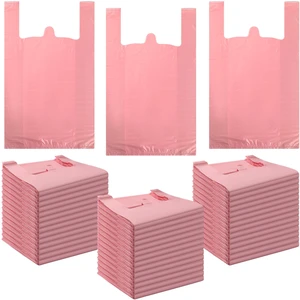 300 Pcs 300 Pcs T Shirt Bags Bulk Plastic Bags with Handles, Pink | Retail Shopping Grocery Bags, 12 x 20 Inch for Small Business, Supermarket, Restaurant 300 Pcs 300 Pcs T Shirt Bags Bulk Plastic Bags with Handles, Pink | Retail Shopping Grocery Bags, 12 x 20 Inch for Small Business, Supermarket, Restaurant