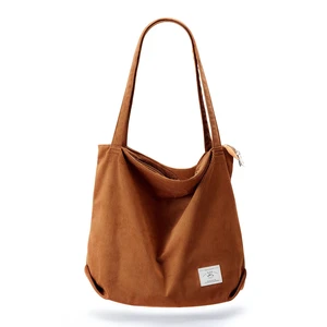 Tote Bag Large Shoulder Bag with Zipper Pockets Big Capacity Casual Handbags Shopping Bag for Girls, Brown Tote Bag Large Shoulder Bag with Zipper Pockets Big Capacity Casual Handbags Shopping Bag for Girls, Brown