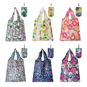 6 Pcs Reusable Shopping Bags, Foldable Grocery Bags in Pocket, Eco-friendly Travel Recycle Shopping Bags,Waterproof and Machine Washable, for Daily Shopping Supplies load 6 Pcs Reusable Shopping Bags, Foldable Grocery Bags in Pocket, Eco-friendly Travel Recycle Shopping Bags,Waterproof and Machine Washable, for Daily Shopping Supplies load