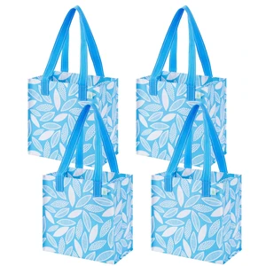 4 Pack Compact Reusable Grocery Shopping Bags with Hard Bottom | Medium Heavy Duty Utility Tote with Long Handles, Foldable, Stand Upright, for Groceries Shopping Cart(Spring Breeze, 4 Pack) 4 Pack Compact Reusable Grocery Shopping Bags with Hard Bottom | Medium Heavy Duty Utility Tote with Long Handles, Foldable, Stand Upright, for Groceries Shopping Cart(Spring Breeze, 4 Pack)