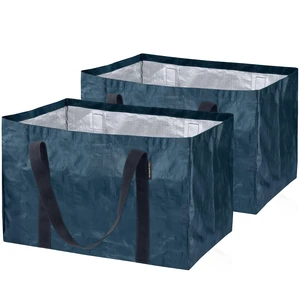 XXL Storage Basket Tote, 76L Storage Bag, 2 Pack, Ocean | Carry Bulk Groceries or Laundry in One Trip | Open Tops Speed Loading, Reinforced Handles Manage Big Loads and Bags Fold Flat XXL Storage Basket Tote, 76L Storage Bag, 2 Pack, Ocean | Carry Bulk Groceries or Laundry in One Trip | Open Tops Speed Loading, Reinforced Handles Manage Big Loads and Bags Fold Flat