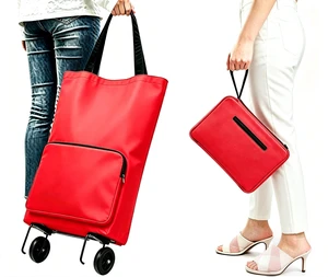 Shopping Bag with Wheels Portable Shopping Cart with 360° Swivel Wheels Rolling Tote Bag Reusable Grocery Bag Trolley Bag on Wheels for Travel Shopping and Daily Use (B0C9LMHLBT) Shopping Bag with Wheels Portable Shopping Cart with 360° Swivel Wheels Rolling Tote Bag Reusable Grocery Bag Trolley Bag on Wheels for Travel Shopping and Daily Use (B0C9LMHLBT)