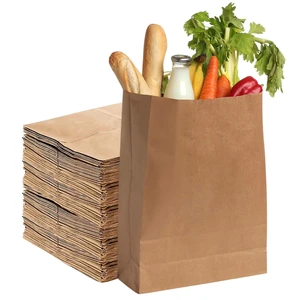 52lb Kraft Brown Paper Shopping Bags- Pack of 50ct 52lb Kraft Brown Paper Shopping Bags- Pack of 50ct
